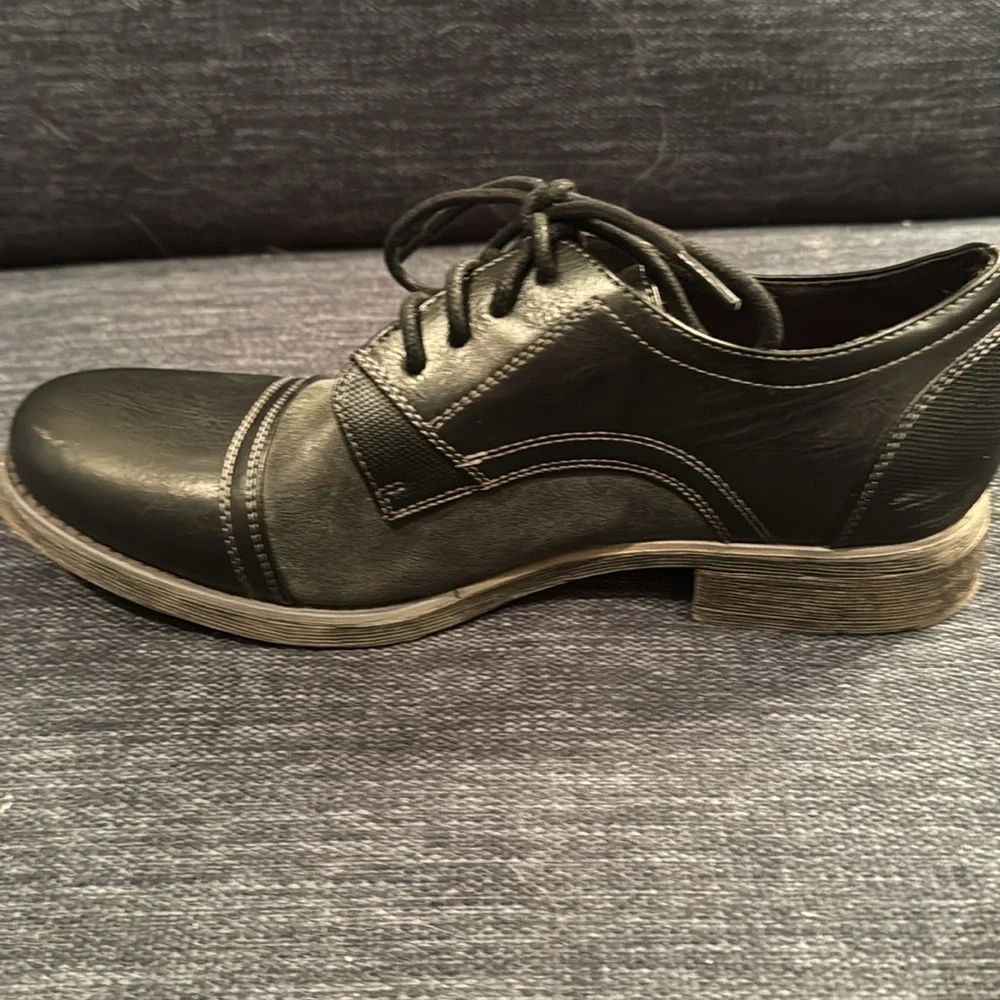 Madden Dress Shoes - black & charcoal gray - Men’s size 8